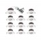 10 Spot LED encastrable Elite 8W RE2020