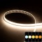 Ruban LED Haute densité (120 lm/w) - 13W/m - IP65 - Blanc - 420 LED/m - 2216+ - 5m -24V