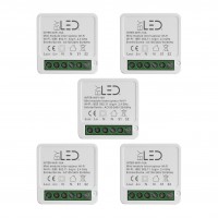 Lot de 5 interrupteurs Wi-Fi Tuya 230V - 16A - BYLED