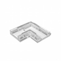 Jonction invisible en L pour ruban LED mono IP20 10mm sans soudure "Clipx"