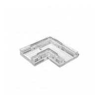 Jonction invisible en L pour ruban LED mono IP20 8mm sans soudure "Clipx"