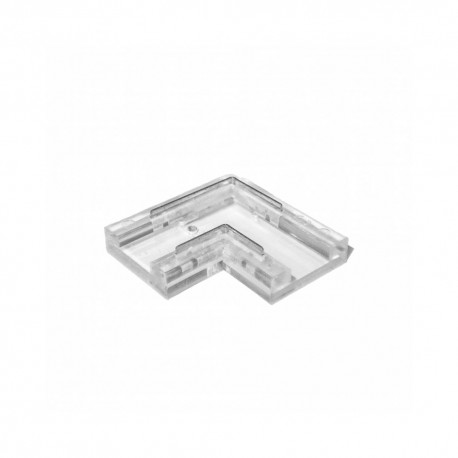 Jonction invisible en L pour ruban LED mono IP20 sans soudure "Clipx"