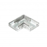 Jonction invisible en L pour ruban LED COB IP20 CCT 10mm sans soudure "Clipx"