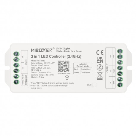 Contrôleur de température de couleur CCT - 20A - MiBoxer FUT035P+