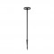 Borne LED extra fine d'extérieur à tête bombée - 7W - 100 cm - noir - Haalö