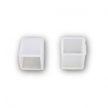 Embout non troué ruban néon flex D0606