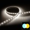 Ruban LED blanc chaud + froid (CCT) - 14,4W/m - IP65 - 120 LED/m - 2835+ - à la coupe - 24V