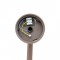 Applique LED extra fine d'extérieur à tête bombée - 7W - chocolat - Haalö 