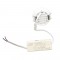 Spot LED encastré rond blanc réflecteur canon de fusil 7W - 36° - Miror