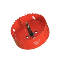 Scie cloche 95mm HSS Bi-métal M42 à ressort d'évacuation / Trépan 95mm de qualité professionnelle