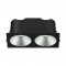 RV - Spot LED encastré double carré blanc 14W, couleurs au choix - Miror