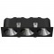 RV - Spot LED encastré carré noir 21W, couleurs au choix - Miror
