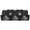 RV - Spot LED encastré carré noir 21W, couleurs au choix - Miror