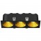 RV - Spot LED encastré carré noir 21W, couleurs au choix - Miror