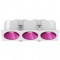 RV - Spot LED encastré carré noir 21W, couleurs au choix - Miror