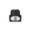 Spot LED encastré carré noir 7W, couleurs au choix - Miror