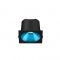Spot LED encastré carré noir 7W, couleurs au choix - Miror