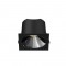 RV - Spot LED encastré carré noir 10W, couleurs au choix - Miror