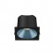 RV - Spot LED encastré carré noir 10W, couleurs au choix - Miror
