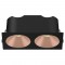 Spot LED encastré double carré noir 20W, couleurs au choix - Miror