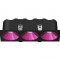 RV - Spot LED encastré triple carré noir 30W, couleurs au choix - Miror