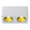 Applique double LED blanche 24W – 45°- couleurs au choix - SHINE