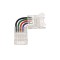 Jonction en L pour ruban LED RGBW 12mm sans soudure "Click"