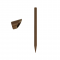 Mini spot de jardin 2W - Corten - Blanc chaud - Picco - 24V