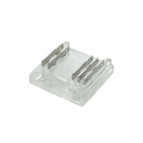 Jonction invisible pour ruban LED COB IP20 RGBW 12mm sans soudure "Clipx"
