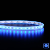 Ruban LED étroit haute fidélité IP68 - 4,8W/m - 120 LED/m - 2835E - 5m - 24V - Bleu