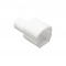 Embout troué droit ruban néon flex D1010