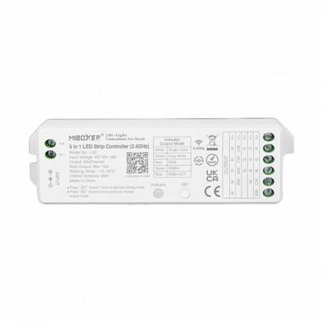 Contrôleur 4 zones RGB + Blanc 2.4GHz - Milight