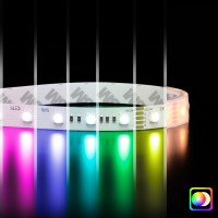 Strip IP20 - RGB & Blanc chaud - 19,2W/m