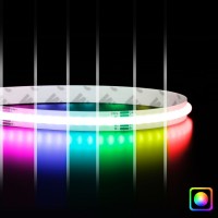 Ruban LED COB RGB - IP65 - 576 LED/m - 5m - 14W