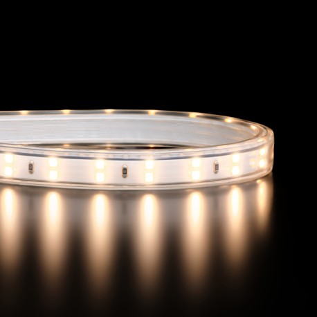 Ruban LED de chantier 230V IP65 25 mètres 13,5W/m DW en dévidoir