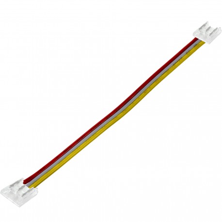 Connecteur ruban LED WW/CW 10 mm Click + câble 15 cm + click