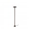 Borne led fine de jardin 80 cm 360° - Chocolat cuivre