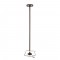 Borne led fine de jardin 100 cm - 1m - 360° - Chocolat cuivre