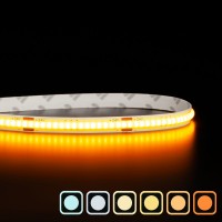 Ruban LED COBH lumière continue - 8W/m - IP20 - Blanc - 320LED/m - 5m - 24V