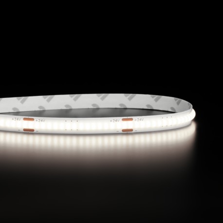 Ruban LED COBH lumière continue - 8W/m - IP20 - Blanc - 320LED/m - 5m - 24V