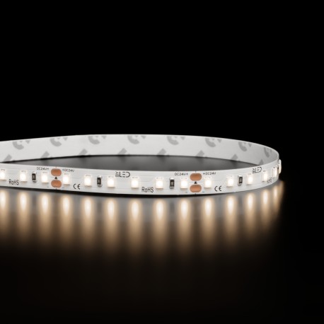 Ruban IP20 2835+- Blanc – 9,6W/m – 120 LED/m - vendu au mètre (rouleau 50 m)