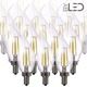 Lot de 20 ampoules LED à filament Flamme - Blanc Chaud - E14 – 4W - Dimmable - C35