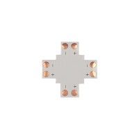 Connecteur en X à souder pour ruban LED
