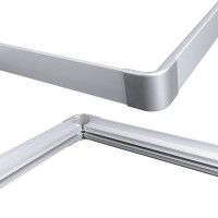 Angle saillant pour profilé LED aluminium corniche 2 directions M04