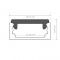 Profilé aluminium pour ruban LED miniature - C01 Blanc