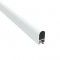 Profilé LED aluminium pour penderie et dressing  - T02 - Diffuseur givré