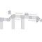 Profilé LED aluminium corniche 2 directions – CRAFT – M04 - Diffuseur givré