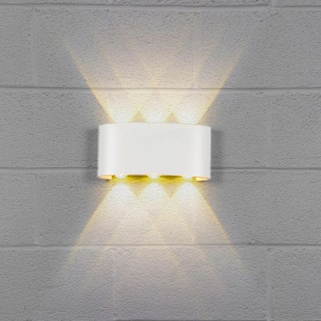 Applique LED murale blanche triple direction 6W - Focal