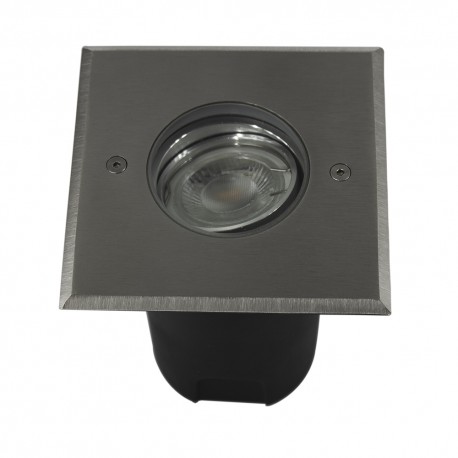 Spot encastré de sol carré orientable  TERRA – 230V – GU10