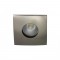 Spot encastrable collerette carrée convex SPLIT - Nickel satiné